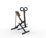 ZUN Squat Machine for Home, Assist Trainer for Workout Foldable with Resistance Bands, for Botty 68966373