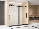Frameless Single sliding shower door 48 "W x 76" H, 1/4 " Clear Tempered Glass, Explosion W1675P412309
