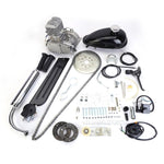 ZUN 80cc 2-Stroke High Power Engine Bike Motor Kit Silver White 04530415