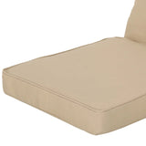 HONOLULU CLUB CHAIR CUSHION SET, BACK CUSHION AND SEAT CUSHION, TAN, SET OF 1, N775P270243A