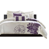 Full/Queen 6 Piece Printed Duvet Cover Set B03597307