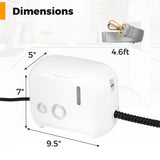 1500W Powerful Steam Cleaner - 3 Bar Pressure 356 Max Temp, 2-Level Adjustable Steam 59653855