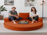 Convertible sofa couch bed,multi-functional,circular bed,adjustable Futon sofa ,No Assembly W2677P388983