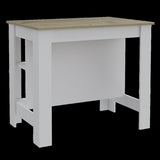 Brooklyn Antibacterial Surface Kitchen Island, Three Concealed Shelves B128P148887