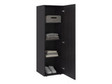 Home Linen Freestanding Tall Cabinet with Single Door and 4 Horizontal Storage Shelves, Cabinet for B070P487566
