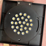 Gray Waterproof Outdoor Floor Lamp with Auto On/Off LED Lights 93977605