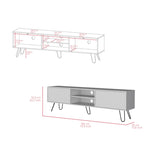 ZUN Tv Stand Franklin, Living Room, White B092142852