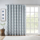Printed Ikat Blackout Patio Curtain B03599826