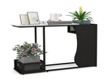 43.5 Inch Versatile Waterproof Console Table, Easy-Assemble Sofa Side Table for Photo Frame & Plant 77701742
