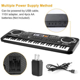 61 Keys Digital Music Electronic Keyboard Electric Piano Musical Instrument Kids Learning Keyboard 34087667