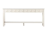 Long Console Table Entryway Table with Different Size Drawers and Bottom 79017046