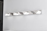 ZUN Modern Chrome LED Vanity Light, 7-Lights Wall Sconce for Bathroom and Mirror, Sleek Minimalist W1340P248803