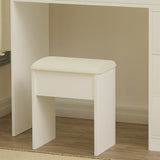 Fashion Vanity Desk with Mirror Lights for Makeup Cushioned Chair, Vanity Mirror with Lights W2699P214617