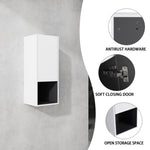 ZUN 12" Bathroom Side Cabinet,Soft Close Doors,Float Mounting Design, W999P248645