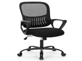 Desk Chair with Ergonomic Lumbar Support for Home, Office, Bedroom, 250lbs, Black 89684639