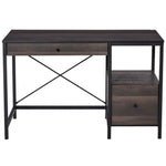 ZUN Computer Desk/ Office Writing Desk - Walnut Brown （Prohibited by WalMart） 68486698