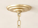 23.62 INCH Wagon Wheel Chandelier Modern Small Round Chandelier for Living Room Kitchen Island Foyer W5008P543811