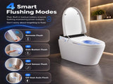 Smart Toilet With Bidet Built In Tank, One-piece Bidet Toilet Seat, Auto Flush, Auto W3598P573059