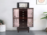 Standing Armoire Cabinet Makeup Mirror and Top Divided Storage Organizer, Large Standing 32145954