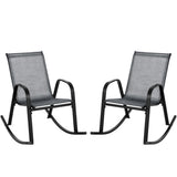 2 PCS Metal Patio Rocking Chair 52579808