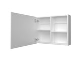 White Medicine Cabinet with Included Mirror and 1 Door B062P252184