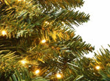 7.5ft Pre-lit Hinged Spruce Artificial Christmas Tree with 1450 Branch Tips & 550 Lights, Remote 56016437
