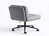 Criss Cross Leg Gaming Office Chair, Height Adjustable & Rocking Function, 360&deg Swivel, Dual Use 75017806
