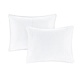 3 Piece Reversible Quilt Set White King/Cal King B035128992