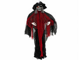 9.4FT Hanging Pirate Halloween Animatronic Decoration, Sound & Button Activated with Flashing Red 34406641