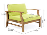 Perla Club Chair, GREEN 61442.00GRN
