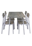 ZUN Modem 5 piece dining table set W515P247206