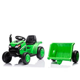 ZUN 12V Kids Ride On Electric Tractor Black Knight,Kids Ride On Toy.2WD,Non-skid tires, steering wheel, 81177813