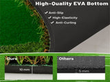 10x5ft Golf Putting Mat - 3 Real-Sized HolesFlags, High-Density PPPE Turf, Indoor/Outdoor 19830829