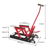 Hydraulic Motorcycle Lift Jack, 1500 LBS Capacity, ATV Scissor Lift Jack Portable Motorcycle Lift W2913P326412