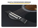 40 Inch Acoustic Guitar for Beginners, GA Body Shape, Basswood Folk Guitar in 24215673