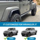 Front & Rear Fenders Compatible with 2020-2026 Jeep Wrangler Gladiator JT Sport & Willys W2801P235731