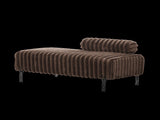49.6" Wide Upholstered Mini Loveseat with Metal Legs, 2-Seater Small Sofa End of Bed Bench Window W3118P307507