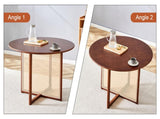Chinese countryside retro solid wood round simple modern imitation rattan wooden W1151P154828