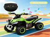Green No Power Kids Push Car Anti-Tip Ride On with Music, Lights for 1.5-3 Year Old 54601988