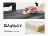 Executive Office Guest Chair - Stylish and Comfortable PU Leather Desk Chair with Lumbar Support and 17395275