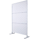 Outdoor & Indoor Privacy Metal Privacy 76" H48" W, Freestanding Decorative Privacy W465P193216