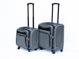 Luggage 2-piece backpack set gray 33255015