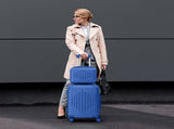 Premium 5-Piece ABS Luggage Set with Diamond Pattern & Reinforced Corners 13837498