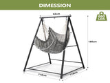 112*113*180CM Hammock Chair Stand with Swing Chair 26638222