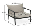 Leora Round Tube Sofa Chair N775P180132B