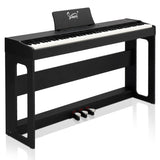 ZUN GDP-104 88 Keys Full Weighted Keyboards Digital Piano with Furniture 73010645