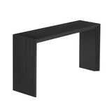 U_STYLE Modern Style Console Table made of Paulownia Solid Wood Veneer,Suitable for Foyer, Living N711P205930B