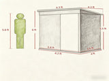 Outdoor Garden Storage Shed Tool House 57068866