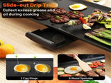 35" large electric grill with adjustable temperature 24130882