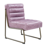 Wisteria Accent Chair with Metal with Sled Base B062P209156